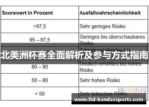 北美洲杯赛全面解析及参与方式指南